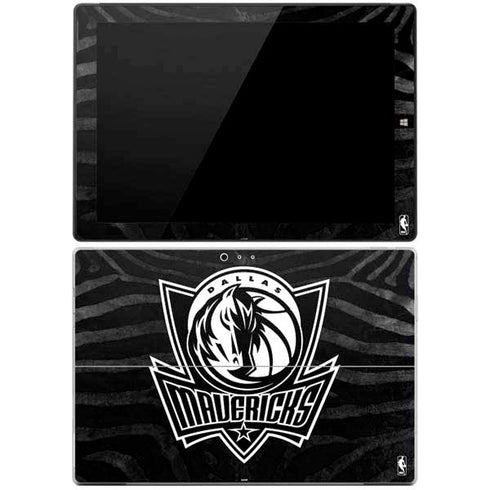 NBA Dallas Mavericks Black Animal Print Surface Pro 3 Skin